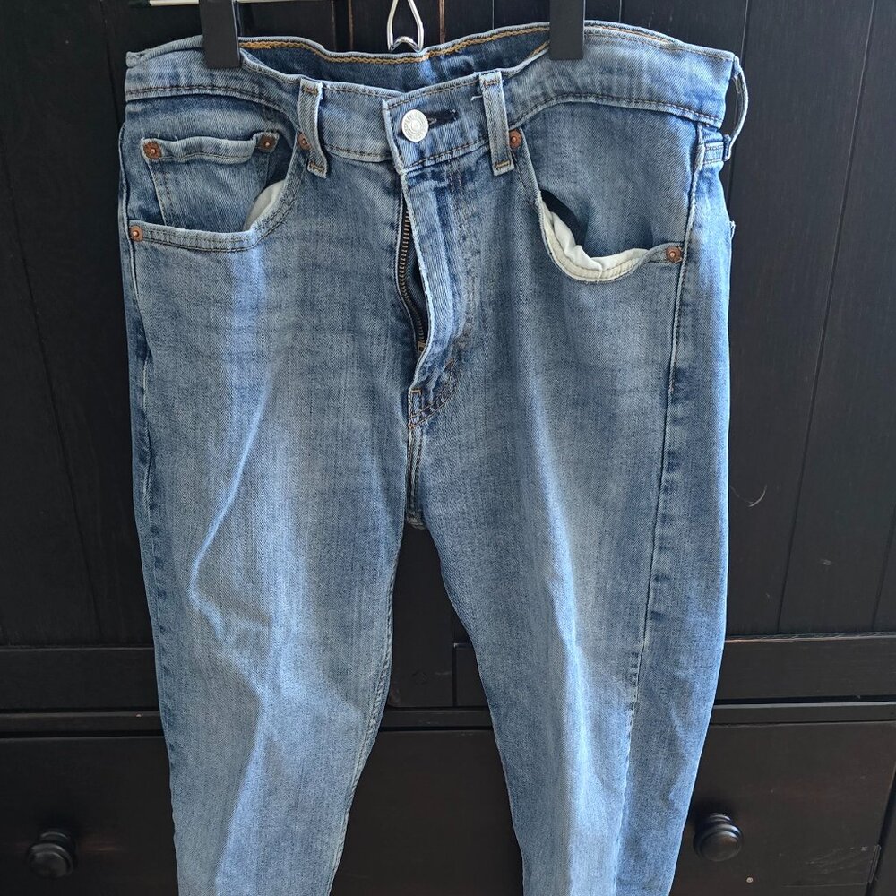 Levi's 505 Regular Fit Jean for Men, Size 32 x 30 inch - Medium Stonewash